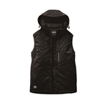 バートル　３２６４　ストレッチフーディ 防寒ベスト　ブラック　ＸＸＬ