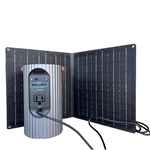 富士倉 ソーラーパネル付き 90W ポータブルバッテリー BAー90SS