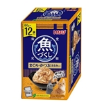 いなば　魚づくし　猫用　パウチ　まぐろ・かつお ささみ入り　１２袋入