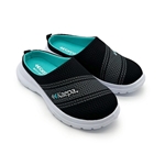 ケイパ　クロッグサンダル　レディース　２９５１　ブラック×ターコイズ　Ｍ