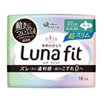 エリエール　エリス 素肌のきもち ルナフィット 超スリム 特に多い昼用 羽つき ２７ｃｍ １６コ入