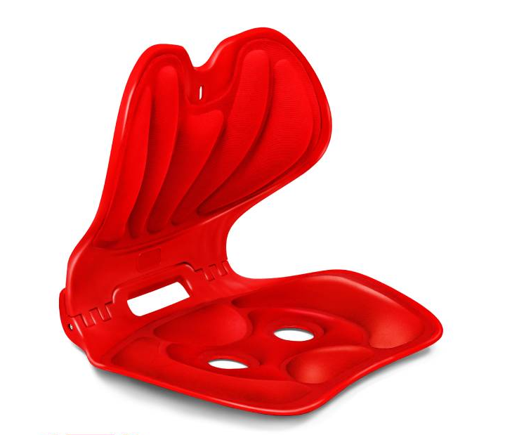 La-VIE　ラ・ヴィ　美姿勢Ｓ字シート　レッド