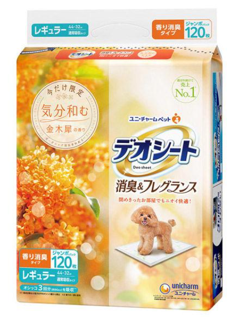 デオシート 消臭&フレグランス 金木犀の香り レギュラー 120枚