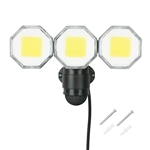 ソーラー充電式　センサーライト　３灯　ＤＬＳ－１８Ｔ３００