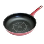 ルデュール２　こびりつきにくい フライパン　２８ｃｍ　ガス火専用　金属ヘラ対応　レッド