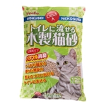 ファインキャット　トイレに流せる木製猫砂　大粒タイプ　１２Ｌ