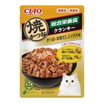 ＣＩＡＯ　チャオ　焼かつお クランキー 総合栄養食　かつお・本格だしミックス味　１８０ｇ