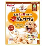 ペティオ　素材そのまま　完全無添加 生後3ヶ月からのひとくち蒸しササミ　１０５ｇ