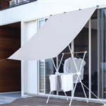 タカショー　雨よけシェード　ダブル　ライトグレー　１.８×３ｍ