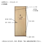 LIXIL　セルフィールライン3　トイレドア　３方枠　左　11505518　プレシャスホワイト