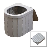 山善　サッと簡単トイレ 折りたたみ 簡易トイレ　ＹＫＴ－１２Ｇ