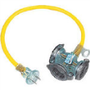 ハタヤ　ショートタップ　屋外用　０.５ｍ　レモンイエロー　ＦＸ－００５－ＲＹ