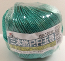 三本撚ＰＰ玉巻　緑