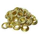 両面ハトメの玉　　真鍮１２㎜