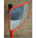 サンケイ技研　ＰＯＭグラスミラー　角型　３００×２２０　ポール式