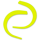 藤井　フック用蛍光シール　黄１枚