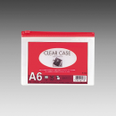 リヒト　クリヤ－ケ－ス　（ヨコ型）　Ａ６　赤