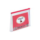 リヒト　クリヤ－ケ－ス　（マチ付）　Ａ５　赤