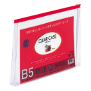 リヒト　クリヤ－ケ－ス　（マチ付）　Ｂ５　赤