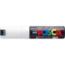 三菱　ユニポスカ　太字角芯　白