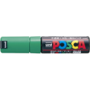 三菱　ユニポスカ　太字角芯　緑