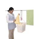 ＬＧ２０１　腰ラク洗濯カゴフック　イエロー