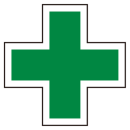 ＴＯＹＯ　無反射　緑十字シール　ＮＯ．Ｇ－１２０