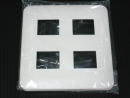 コスモ　コンセントプレ－ト４コ用　WTF7004W