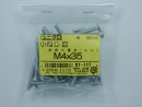 パーツハウス ユニクロ 小ネジ サラ M4X35 中身入数(約)50本 61117