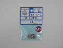 パーツハウス 真鍮ニッケル段付ローレットナット M5  IO-113