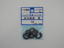 パーツハウス 黒亜鉛ばね座金 10mm  JO-936