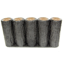 サンポリ プラスチック製擬木　はなえ８０　５連平行型　２００