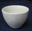 雪粉引 湯呑