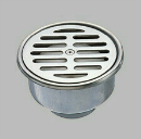 ＳＡＮＥＩ 【ステンレスワントラップ】 排水口SU・VUパイプ兼用 H500-100X50