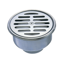 ＳＡＮＥＩ 【ステンレスワントラップ】 排水口VP・VUパイプ兼用 H500-75X40