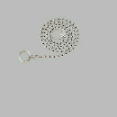 ＳＡＮＥＩ 【バスタブのゴム栓用のクサリ】 玉径5mm×長さ100cm PU20-48-5-100