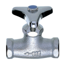 ＳＡＮＥＩ 【化粧バルブ 共用形】メネジ化粧バルブ 呼び13 POS付 JV23A-13