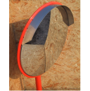 サンケイ技研　ステンレスミラー　丸型　４５０Φ　ポール式