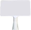 サインボード Y12 横（袋入）『白無地』