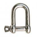 SUS捻込シャックル鍛造製 6mm ツバ付