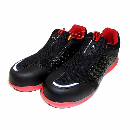 マンダムセーフティーＬｉｇｈｔ　＃７２７　レッド／ブラック　２５．５ｃｍ