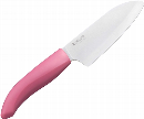 セラミックナイフ　三徳　１４�p　ピンク