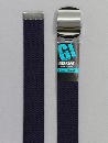 ＃４８　【Ｌ】　紺　綿ＧＩローラー　３２ｍｍ巾ベルト