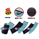 ０４５ 鳳皇藍 染５枚コハゼ手甲　５７藍　Ｌ