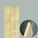 パイン集成材　Ｒ加工　（約）１８ｍｍ厚　３００×９１０ｍｍ