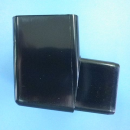 角エルボ　ブラック