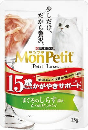 モンプチ　プチリュクス　パウチ　１５歳以上用　まぐろのしらす添え　かつおだし仕立て　３５ｇ