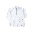 ホシ服装　２２９　長袖ＺＩＰシャツ　１０　ホワイト　５Ｌ