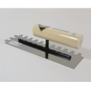 ステンクシ目鏝　【大型タイル用】　２４０ｍｍ／１３ｍｍ目