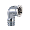 カクダイ　ストリートエルボ（クローム）　６１２４ＡＹ－２０